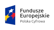 Logo Funduszy Europejskich Polska Cyfrowa